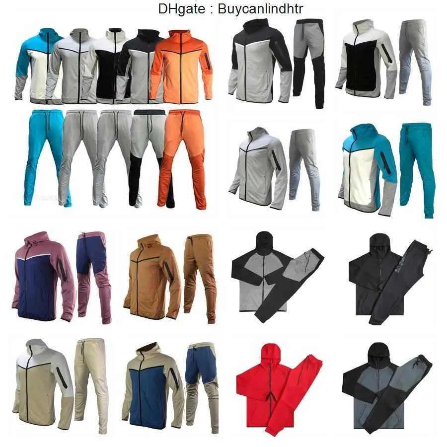 TrackSuits Mężczyźni Kobiety Zielone zestawy Spring Autumn Hoodies Spodnie 2 -częściowy