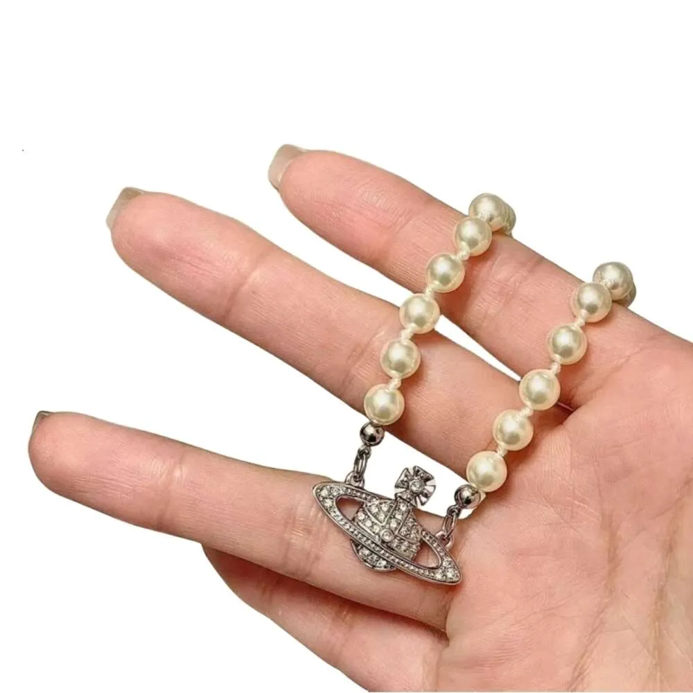 Collana satellite Designer da donna di alta qualità con ciondolo a forma di scatola Imperatrice Dowager Catena alla clavicola è una collana di perle individualità