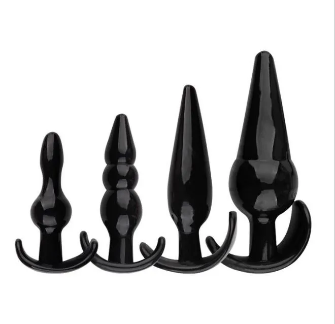 4 Delige Set Siliconen Anale Dildo Mannelijke Prostaat Massager Anale Kralen Plug G Spot Butt Plug Masturbatie Anale Speeltjes voor Paar X0404677542