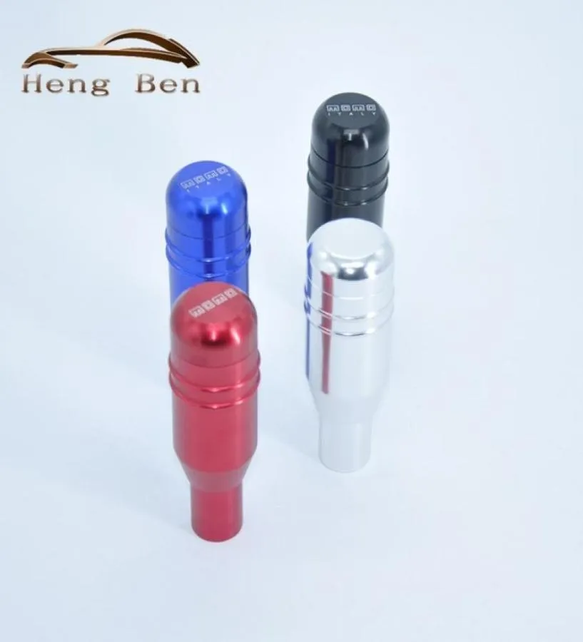 HB MOMO Racing Universal Spring Aluminum Gear Shift Knob Fit Most Car Shifter Lever RedBlueBlackSilver1601590