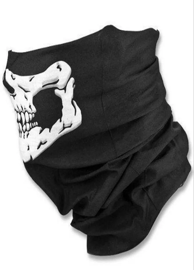 Sömlös magisk pannband utomhus Sunsn Neckerchief Bicycle Riding Face Mask Biker Cycling Mask Head Wraps Skull Bandana Headwear2562645