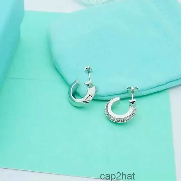 Çok pahalı elmas küçük küpeler kadınlar için lüks tasarımcı kızlar sevgililer günü hediyeler klasik takı tphs