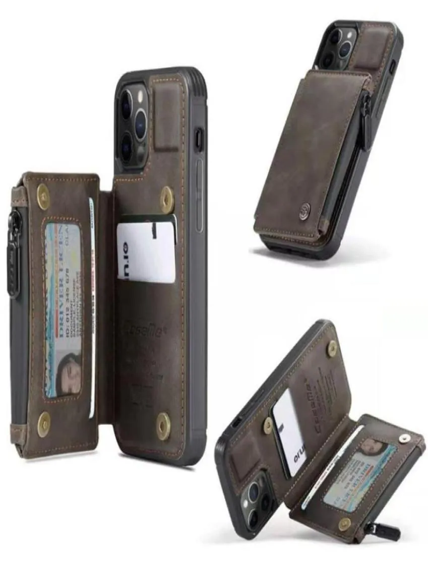 3 Arada 1 Deri Cüzdan RFID Kart Kılıfları İPhone 13 12 11 Pro XR X XS MAX 8 7 6S PLUS SAMSUNG S21 S20 Note20 Ultra503576112277