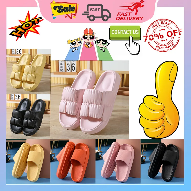 Gratis fraktdesigner Casual Platform Slides tofflor Män Kvinna Anti Slip slitbeständig ljusvikt Handring Sules Luxury Sandals Summer Beach Slipper