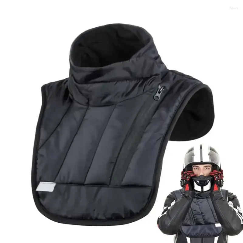 Гоночные комплекты Черный ветрозащитный шарф для езды на велосипеде Однотонный удобный мягкий теплый рукав для шеи Зимняя повседневная одежда Спортивный туризм Электронный велосипед