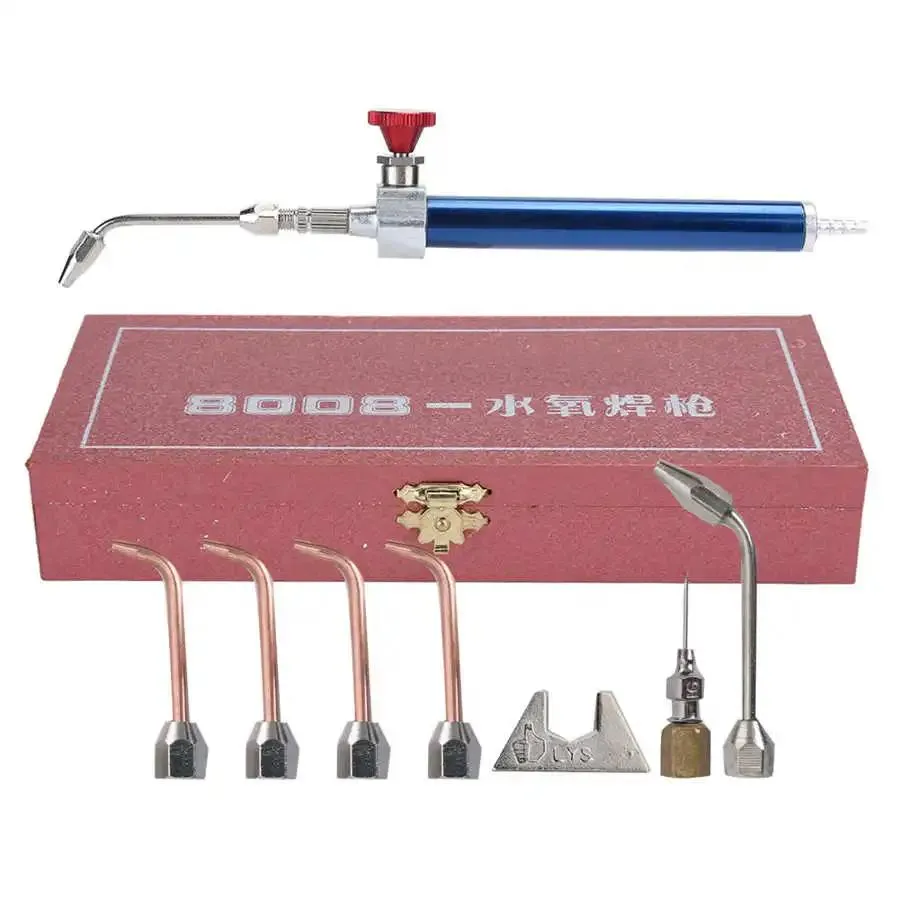 Equipments Jewelry Welding Gas Torch Water Oxygen Jewelry Welding Soldering Torch with Tips for Jewelry Making Processing Tool for Jewelers