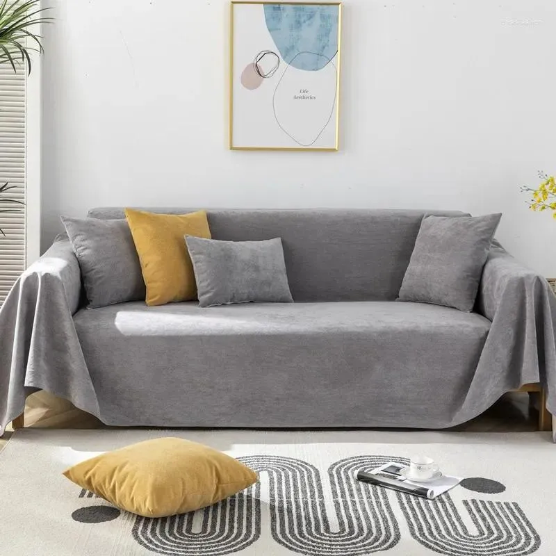 Cadeira cobre Chenille impermeável sofá capa de pano cobertor completo universal toalha de sofá à prova de poeira cove