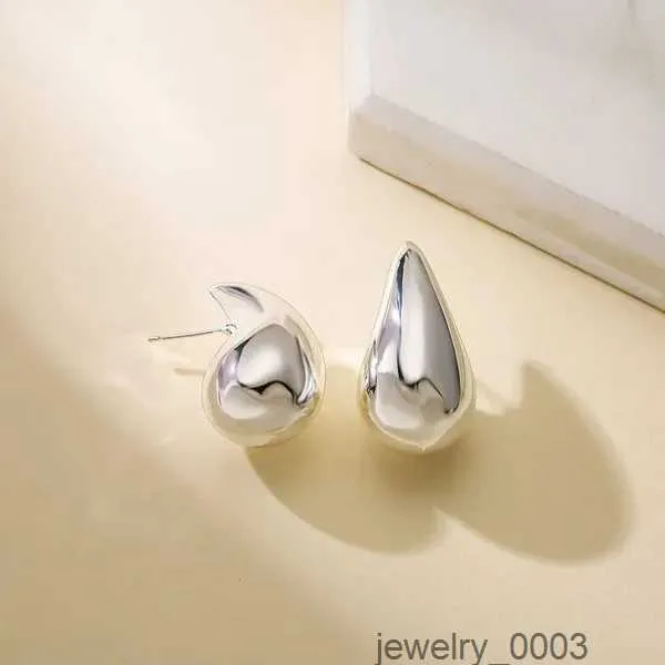 Stud Trendy Italie Creux En Acier Inoxydable Hypoallergénique Plaqué Or 18 Carats Bottega Larme Goutte D'eau Boucles D'oreilles Pour Femmes Fille 230710 T9NN