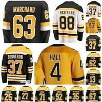 Top 2022 Boston David Pastrnak Hockey Jersey Brad Marchand Patrice Bergeron Taylor Hall Tomas Nosek Charlie Coyle Zboril BOS Custom Stitched Men `s Jerseys