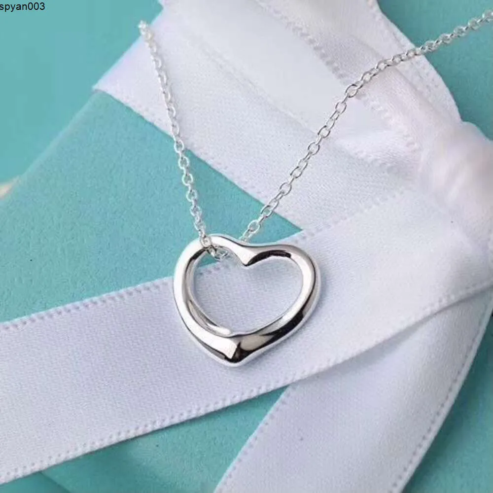 Collier d'amour populaire, chaîne en argent de qualité