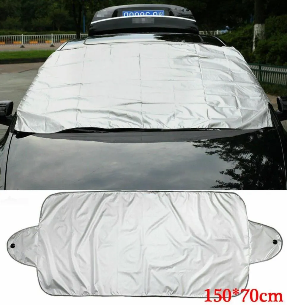 150X70 cm Auto pare-brise hiver neige bâches de voiture magnétique étanche voiture poussière neige glace gel parasol protecteur Covers3338920