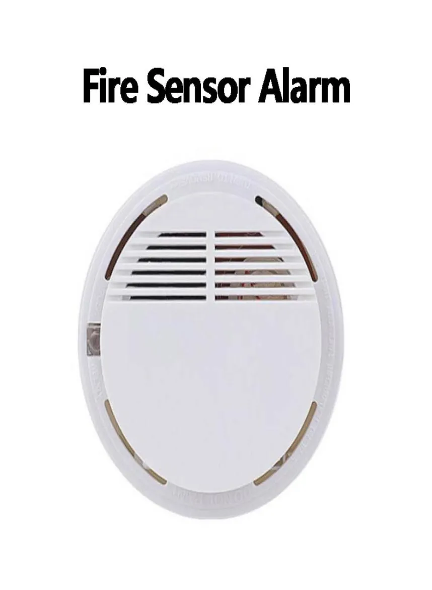 Rilevatore di fumo Allarmi Sensore di sistema Allarme antincendio Rilevatori wireless distaccati Sicurezza domestica LED stabile ad alta sensibilità 85DB 9V Batte6820304