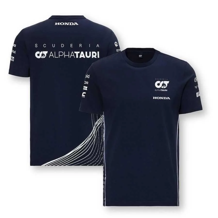 T-shirts masculins T-shirts masculins Scuderia Tshirt Polo Yuki Tsunoda Pierre Gasly 2023 F1 VOIT