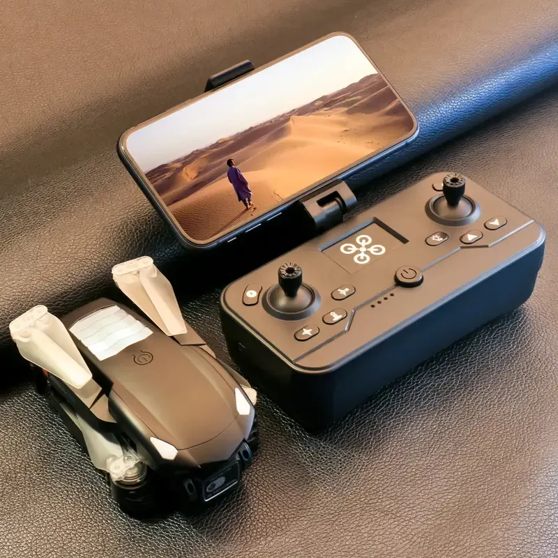 V10ドローンHDデュアルカメラ光フローポジションプロフェッショナルドローンRC折りたたみ可能なクアッドコプター障害物回避玩具