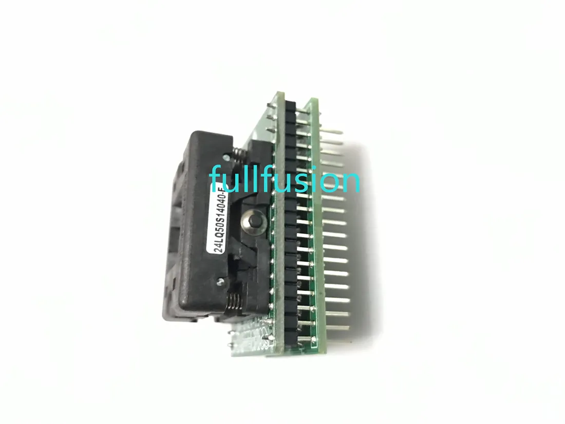 24LQ50S14040 Plastronics QFN24 à DIP adaptateur de programmation pas de 0,5 mm taille du paquet 4x4 mm prise à graver