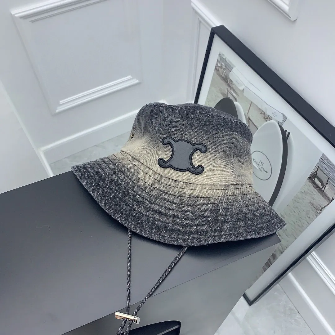 Classic Denim Style Designer Bucket Hat Designer Hats Celie Luxury Sunshade  Men And Women Elegant Charm Fashion Trend Casual Four Seasons Gift Summer  Hat From Topjewellry168, $33.77