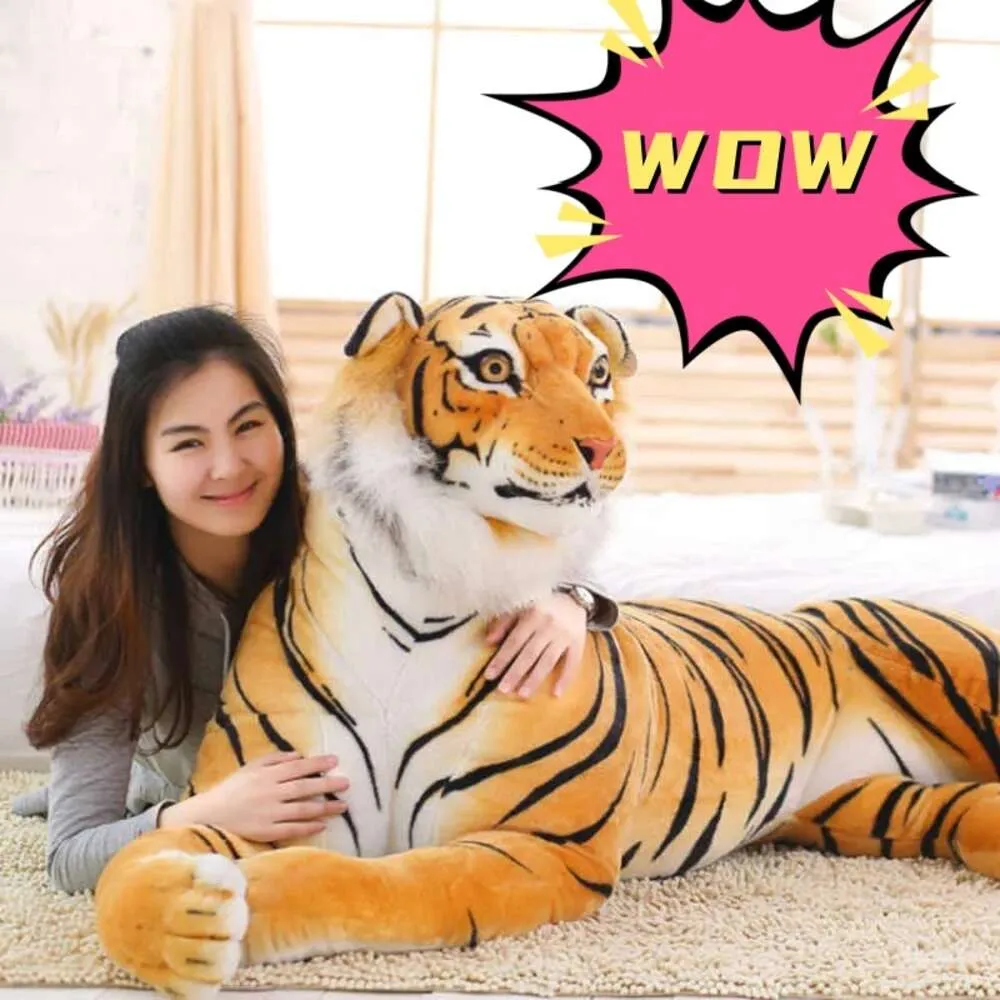 170cm concepteur grand gros petit jouet enfants simulation doux peluche poupée tigre en peluche enfants le cadeau jouets de mode populaire