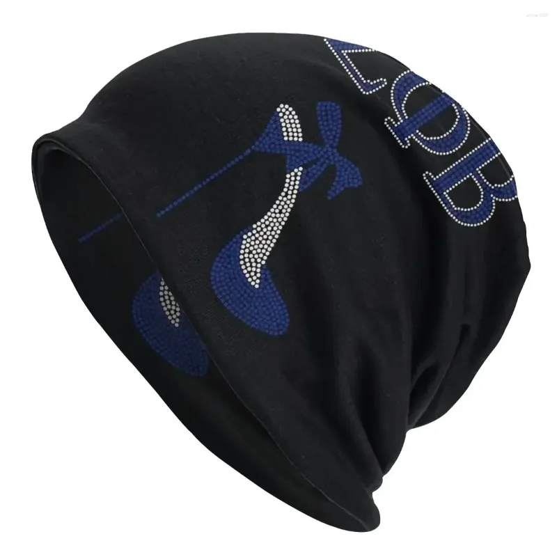 Berets Streetwear Winter Warm Damen Herren Strickmütze Unisex Zeta Phi Beta Sorority Skullies Beanies Caps Griechischer Buchstabe 1920 Motorhaube Hüte