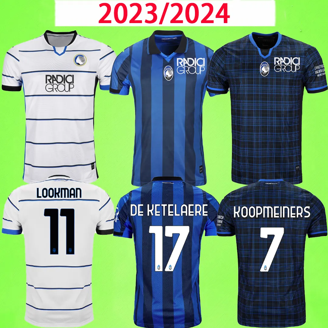 23/24 Atalanta camisas de futebol 2023 2024 BC SCALVINI KOOPMEINERS PASALIC HOJLUND LOOKMAN MIRANCHUK EDERSON JOGO DE NATAL EDIÇÃO LIMITADA uniforme de camisa de futebol