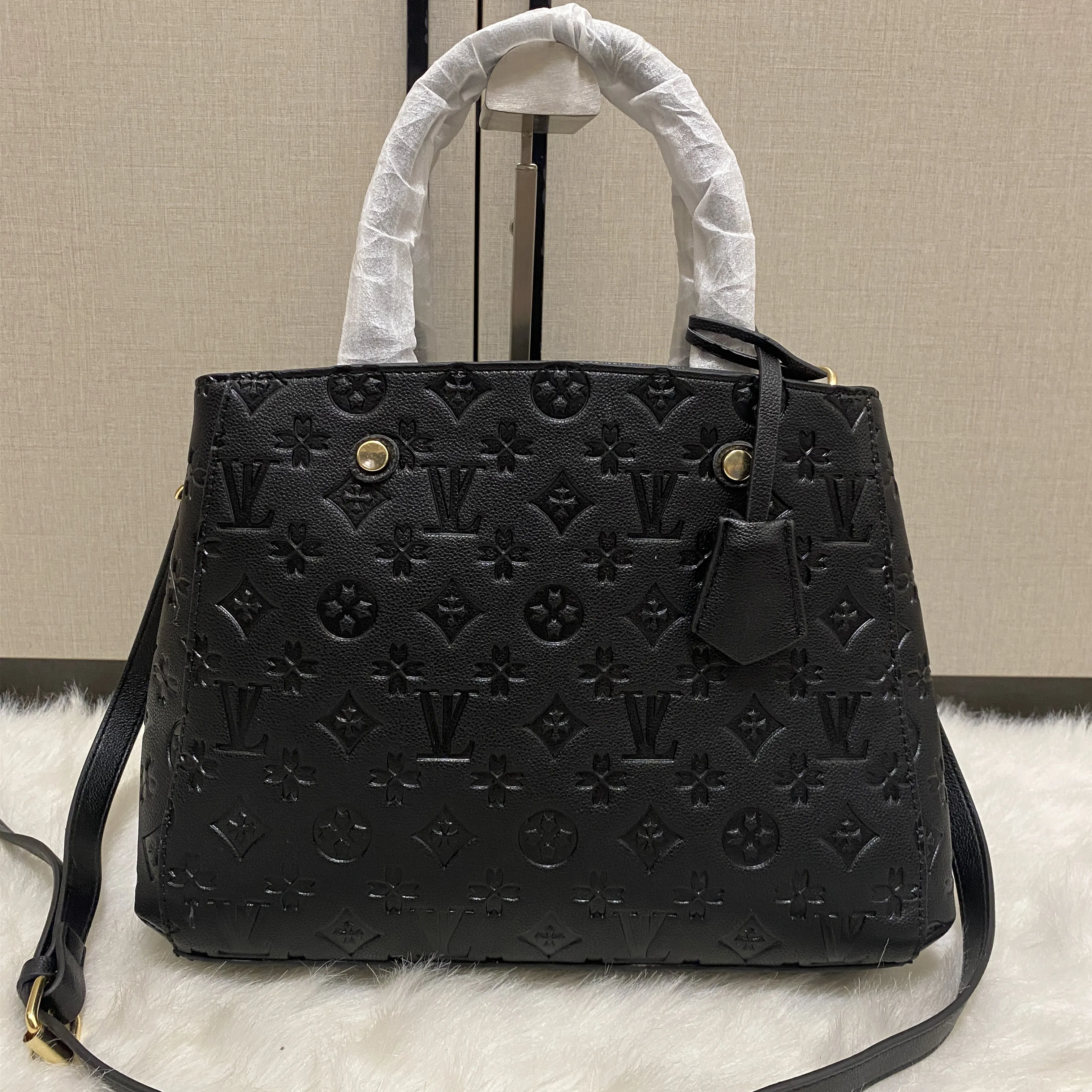 Designer Bags MONTAIGNE BB M41056 Women Designers Handbags Luxurys Shopping Bag Classic Brand Leather Large Capacity Handbag Woman Shoulder Bags From 21 06 DHgate