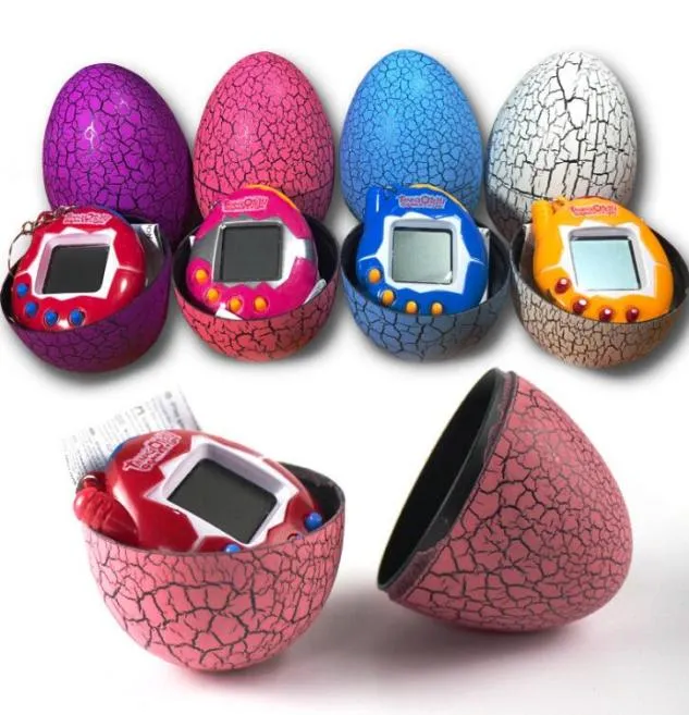 Uovo di dinosauro Tamagotchi Macchina da gioco elettronica digitale virtuale per animali domestici Tamagochi Giocattolo Gioco portatile Mini divertente macchina virtuale per animali domestici Giocattolo4591398