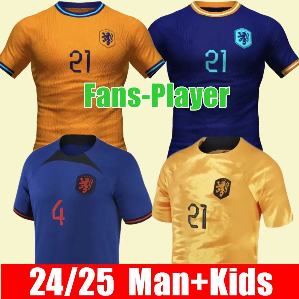 Holland No2 Veltman Away Soccer Country Jersey