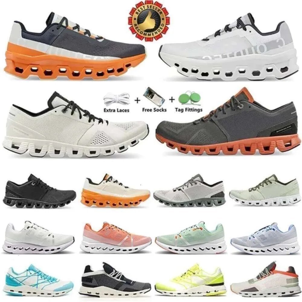 Chaussures de qualité supérieure 2023 Chaussures sur hommes femmes Sneaker Triple Flame Blanc Surfernova Lumos Tout Blanc Acai Violet Jaune Eclipse Curcuma