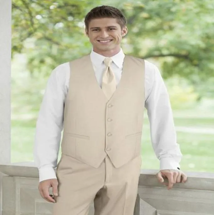 Ny mode beige tweed västar sillben brittisk stil skräddarsydd mens kostym skräddarsydd smal fit blazer bröllop kostymer för män ok607707192