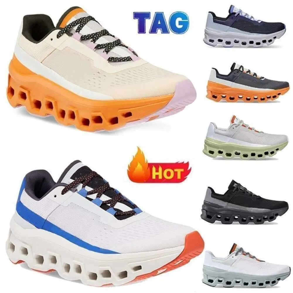 Top Quality Shoes Cloudmonster Shoes Monster Lightweight Cushioned Sneaker Men Women Footwear Runner Sneakers White Violet Dropshiping Acc