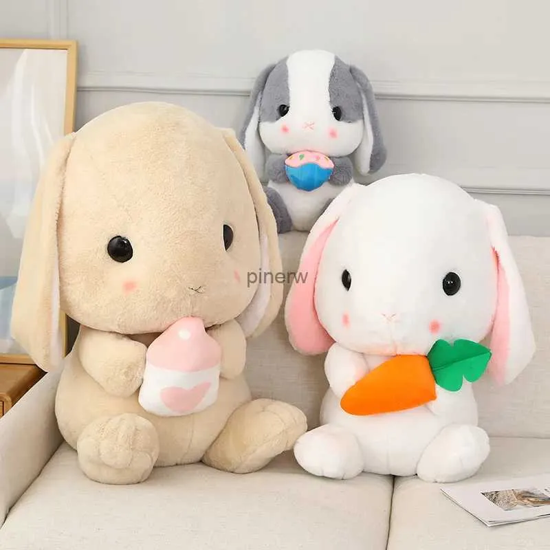 Pluche poppen Schattig konijntje gevuld knuffel Zacht konijnspeelgoed Bunny Kinderkussenpop Cadeaus voor kinderen Grilfriend Baby Begeleiden slaapspeeltje