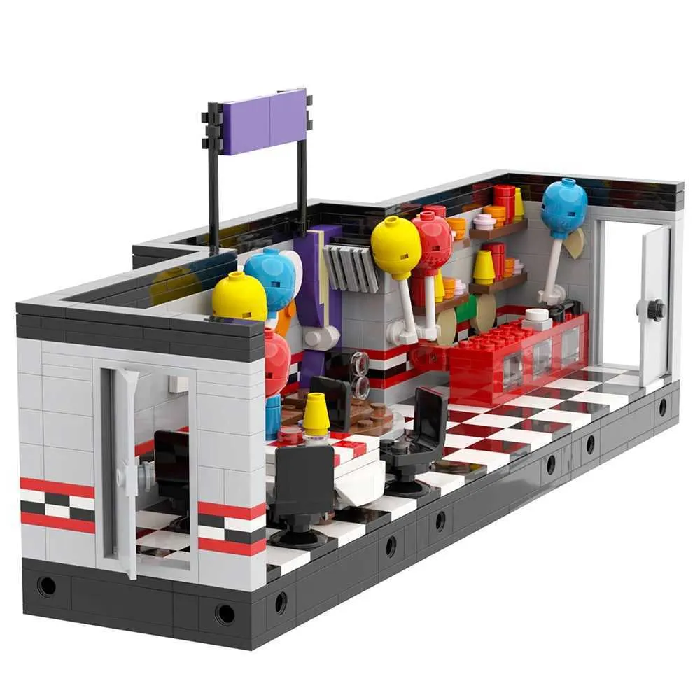 Horror Themed MOC Bricks Dining Room Building Blocks 2024 Halloween Party Edition From Crystalla store 32.23 DHgate.Com