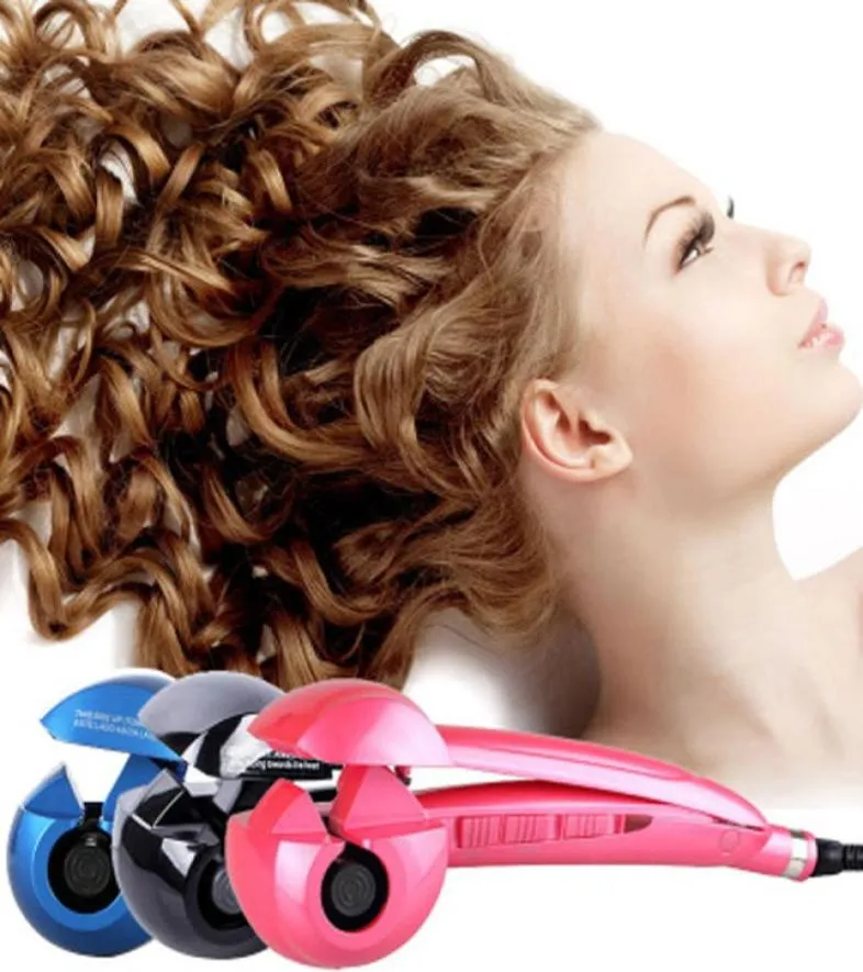 Professional Automatic Hair Steam Curler Ceramic Curling Iron Bar Salon Rotating Styling Steamer Spray Curl Spiral Machine8385606