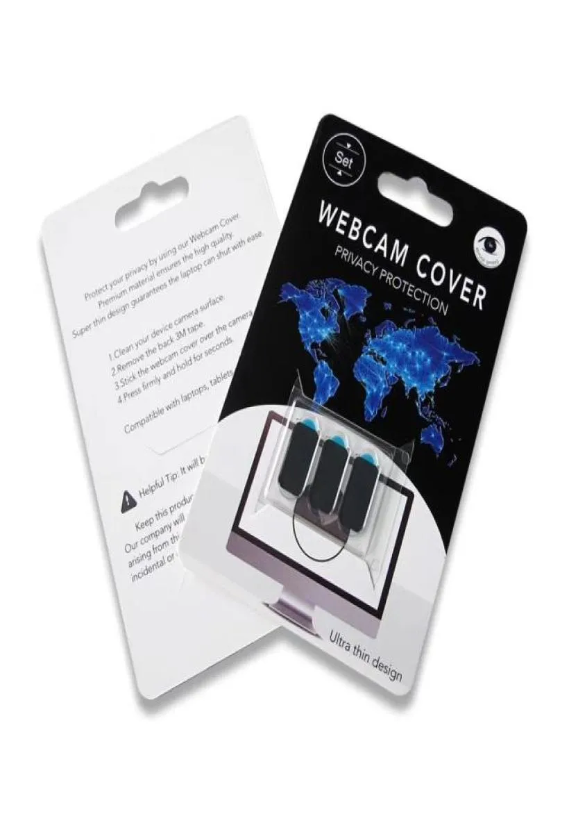 3 i 1 Privacy Protector ABS Plast Webcam Cover för telefon och bärbar dator för att skydda din integritet7195486