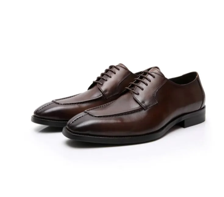 Robe hommes Italie Oxfords Business Handmade Party Wedding Gentine Leather Fashion Fashion Casual Locs Chaussures Round à lacets Chaussures de bureau Formes Taille 37-45 49819