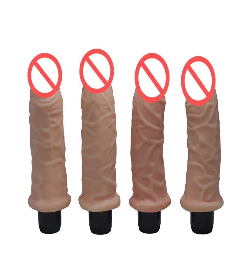 Dildo Produkty dla dorosłych 8 -calowe miąższ penis realistyczne multiseed wibrujące zabawki sex dildo dla kobiet5185851