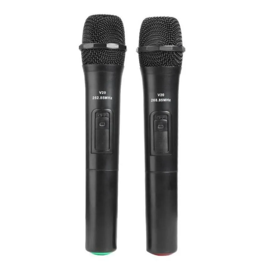 Microphone sans fil intelligent micro portable 2 pièces Microphones de haute qualité avec récepteur USB pour haut-parleur karaoké 3255212