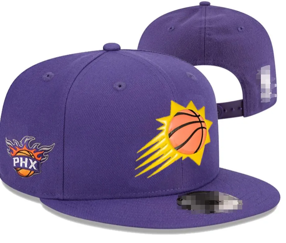 Phoenix''Suns'''allball Caps 2023-24 Unisex Fashion Cotton Baseball Cape Campeones Finales Snapback Hombres Mujeres Mujeres Sol Bordado Spring Summer Tap Wholesale A2