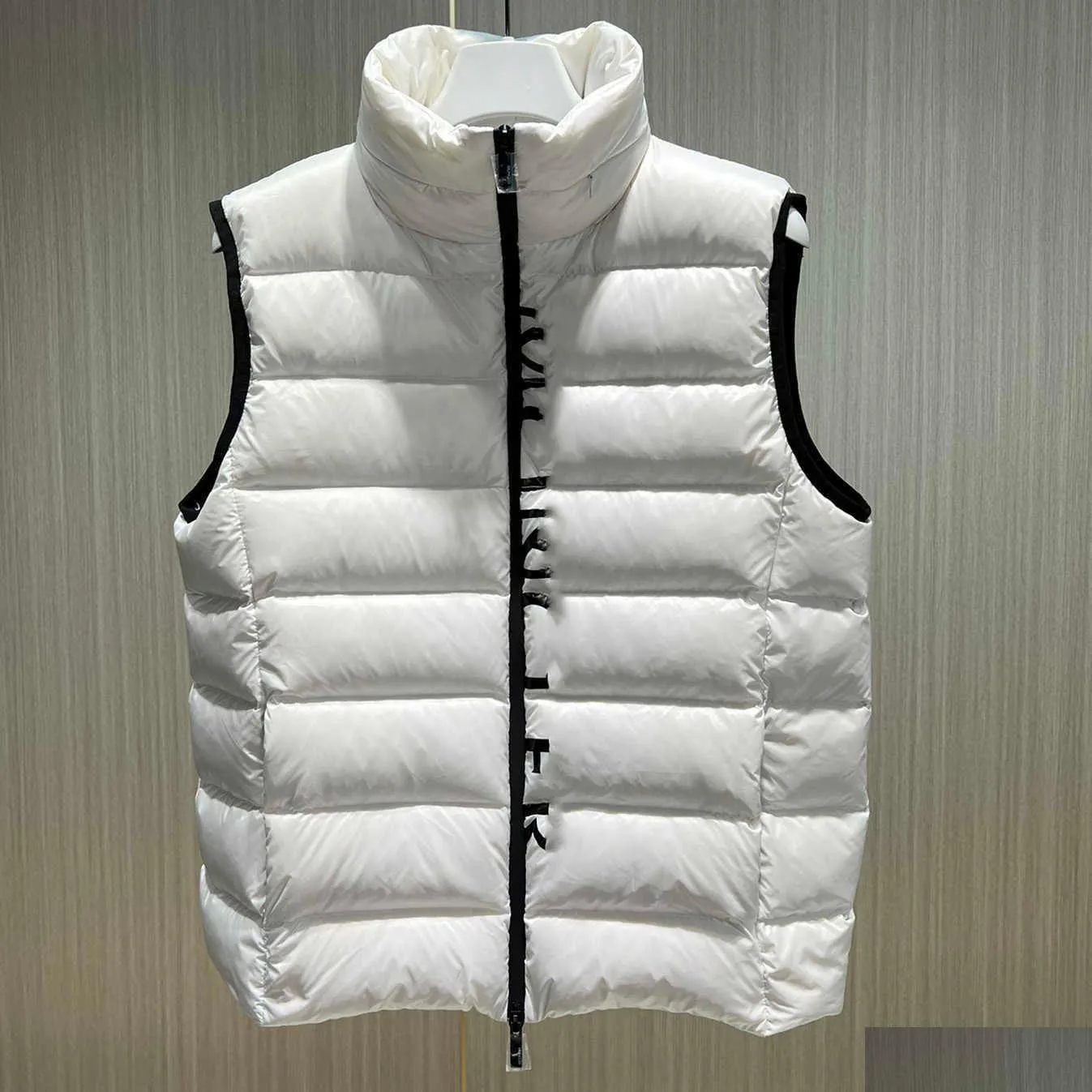 Mens Vests Designer Vest Down Jacket Printed Letters Womens Puffer Warm Size1/2/3/4/5 Windbreaker Coat Drop Delivery Apparel Clothing Dh15L