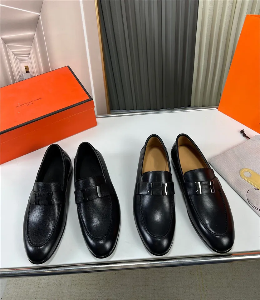 39Modello Scarpe eleganti da uomo firmate 2024 Nuove scarpe Oxford in vera pelle di mucca pieno fiore Scarpe da uomo classiche da smoking di lusso Scarpe Foraml di alta qualità Taglia 6-11