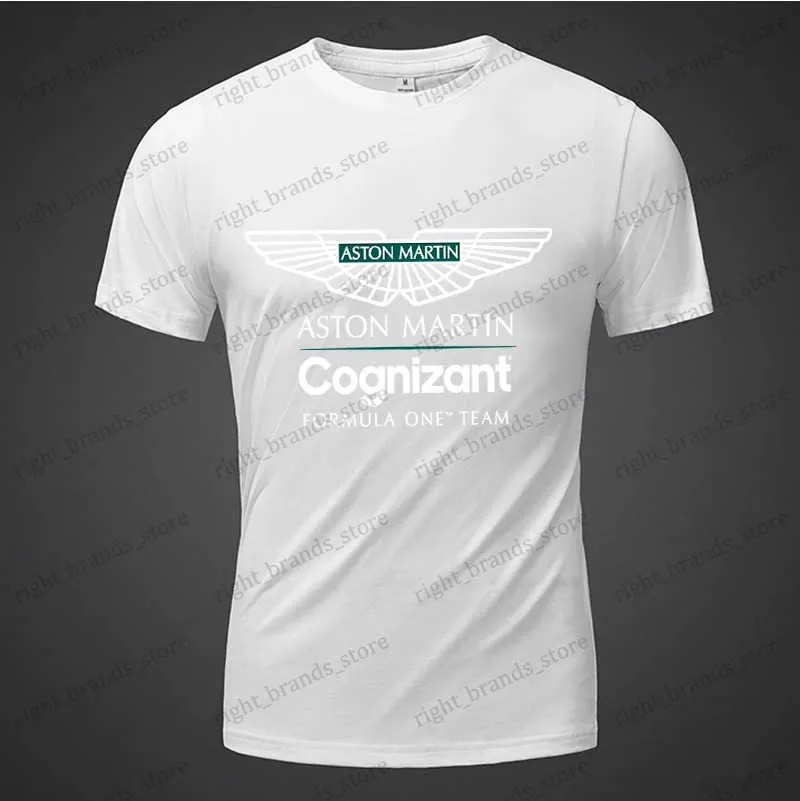 T-shirts pour hommes Femmes Casual Coton Été Aston Martin T-shirt F1 Manches courtes Fitness Tshirt Moyen Stretch GYM T-shirt Plus Taille T240122