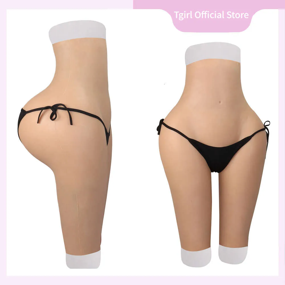 Acessórios de fantasia Cosplay Shorts Silicone Enhancement Quinta Calça Hip Lifter com Vagina Falsa para Crossdresser Transgênero Drag Queen Party