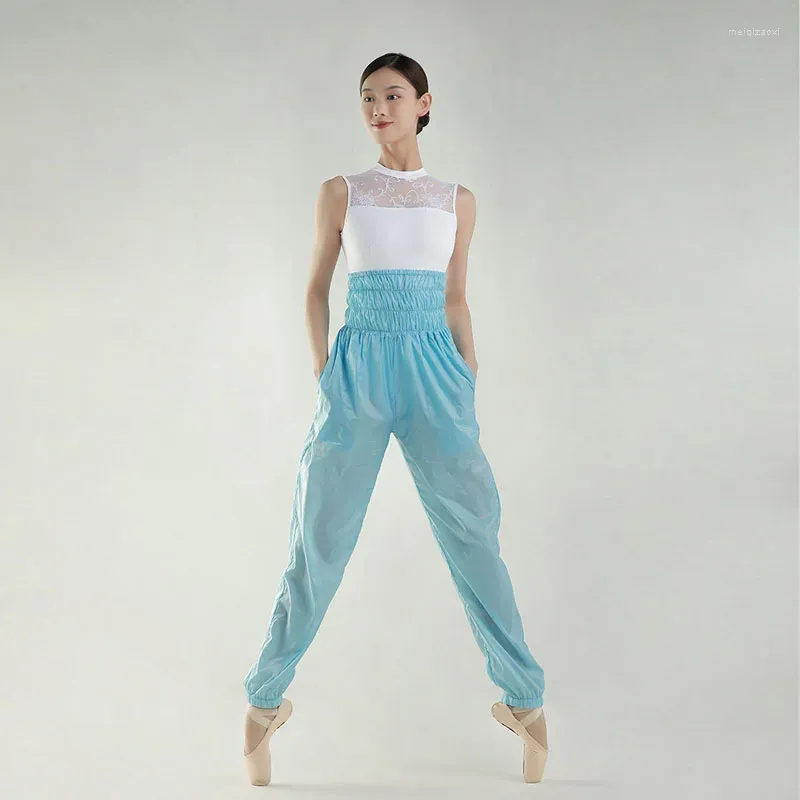 Stage Wear Ballet Pants Adult High Waist Dance Practice Outing Training Running Sport Fashionable Dancewear Weight Loss Warm Up