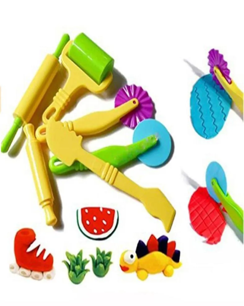 Cor jogar massa modelo ferramenta brinquedos criativo 3d plasticina ferramentas playdough conjunto moldes de argila deluxe conjunto aprendizagem educação brinquedos27661750957