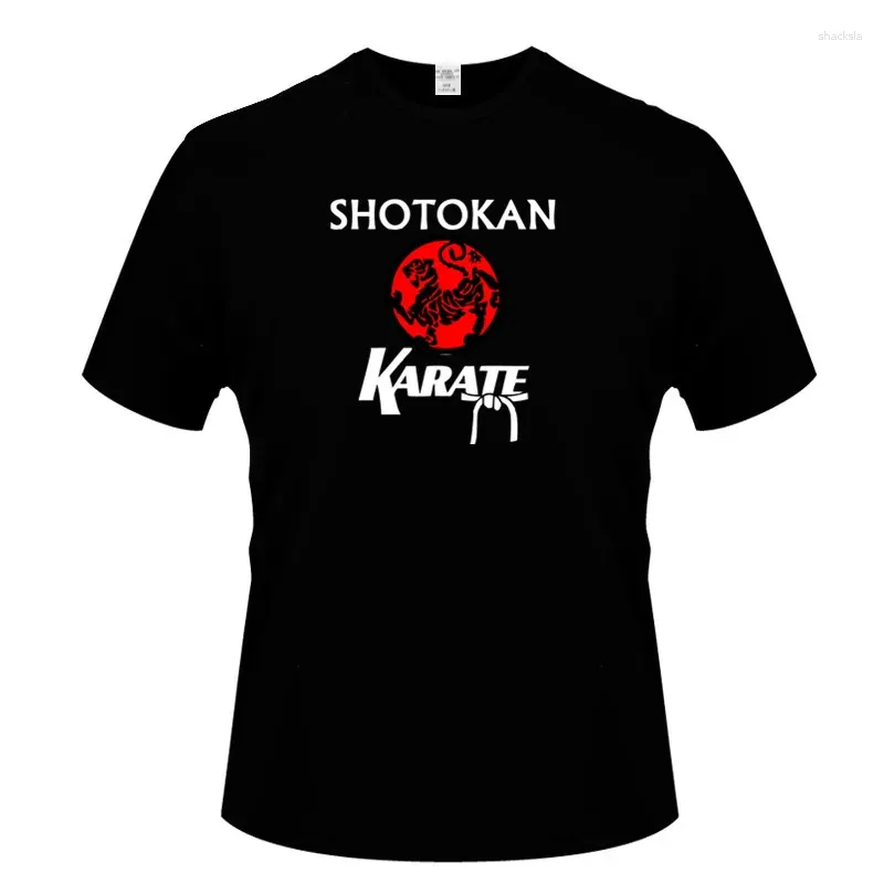 Homens camisetas Homens Roupas 2024 Sokan Karate Imprimir Camisa de Manga Curta Algodão O-pescoço Verão Casual T-shirt