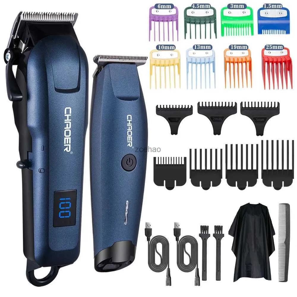 Tondeuses Clipper Elektrische tondeuse voor mannen Elektrisch scheerapparaat Professionele haarsnijmachine voor heren Draadloze kappertrimmer voor lichaam