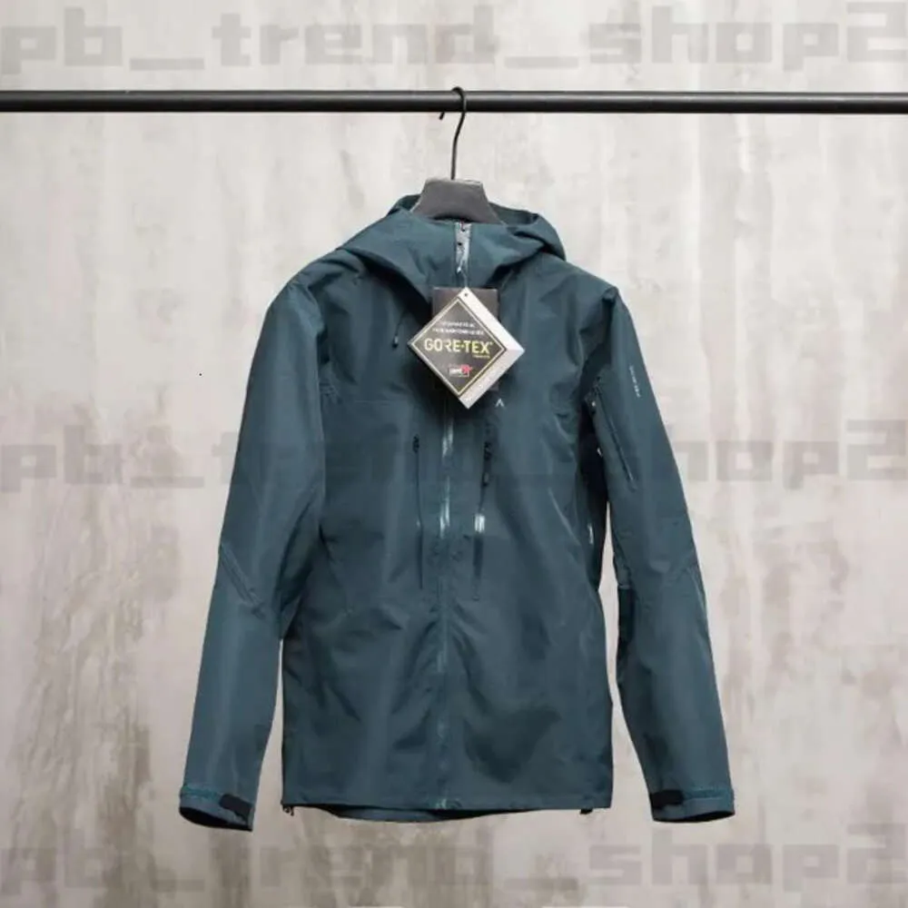 남자 재킷 아크 남자를위한 3 층 야외 방수 재킷 고어-텍스프로 SV 남성 캐주얼 하이킹 코트 의류 조력 흐름 디자인 867