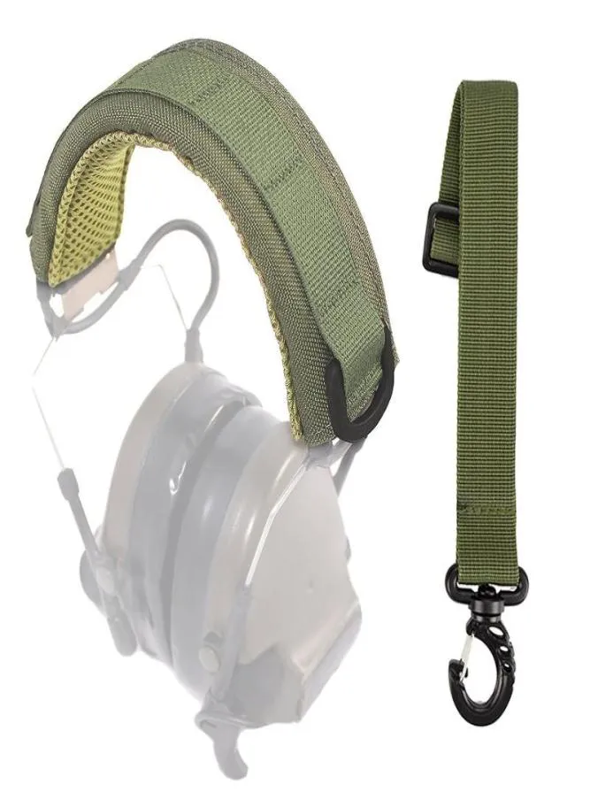 Gadget da esterno MOLLE retrattile Copri auricolare Allungato Tattico Indossare la testa Auricolare Regolabile Accessori per la caccia militare8035507