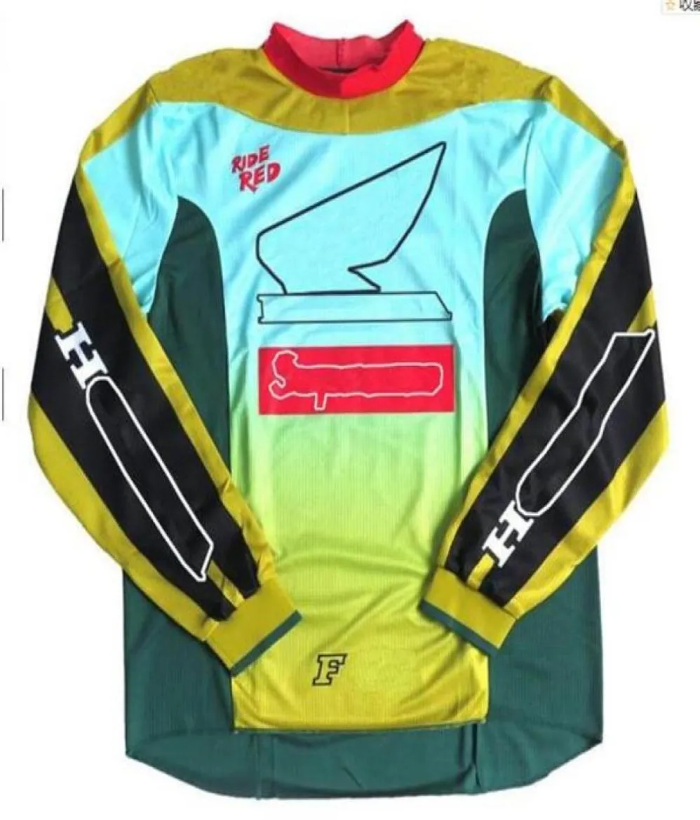 2021 motorfiets jersey racepak heren039s lang shirt offroad fiets snelheid overgave polyester sneldrogend lange mouw4090621