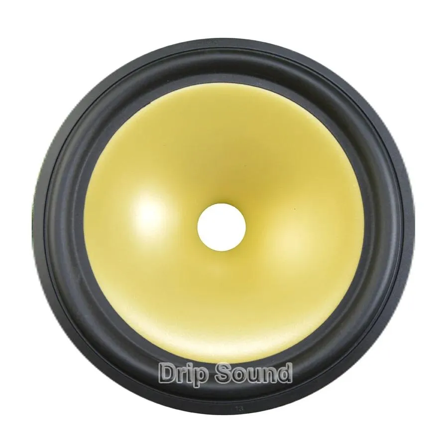 Accessories 1pcs 8" inch Speaker Rubber Edge Drup Plastic Cone Basin Vibrating Diaphragm Woofer Repair Parts OD180mm/7.09" ID25.5mm/1.00"