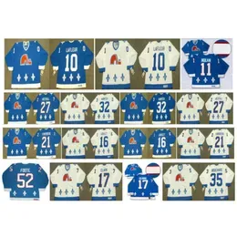 Quebec Vintage GH Nordiques Jersey 10 Guy Lafleur 32 DALE HUNTER 27 RON HEXTALL 16 GOULET 52 FOOTE 17 Wendel Clark 35 DAN BOUCHARD Retro Hockey rare